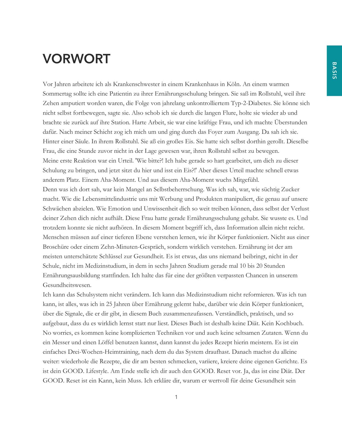 Seite aus GOOD.21: das Vorwort, neue Ausgabe Oktober 2026